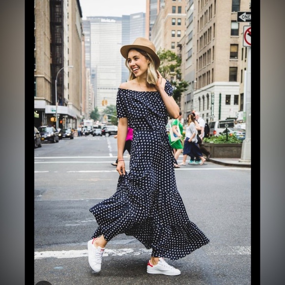 J. Crew Mercantile navy cap sleeved light weight dress size XS - Picture 8 of 10